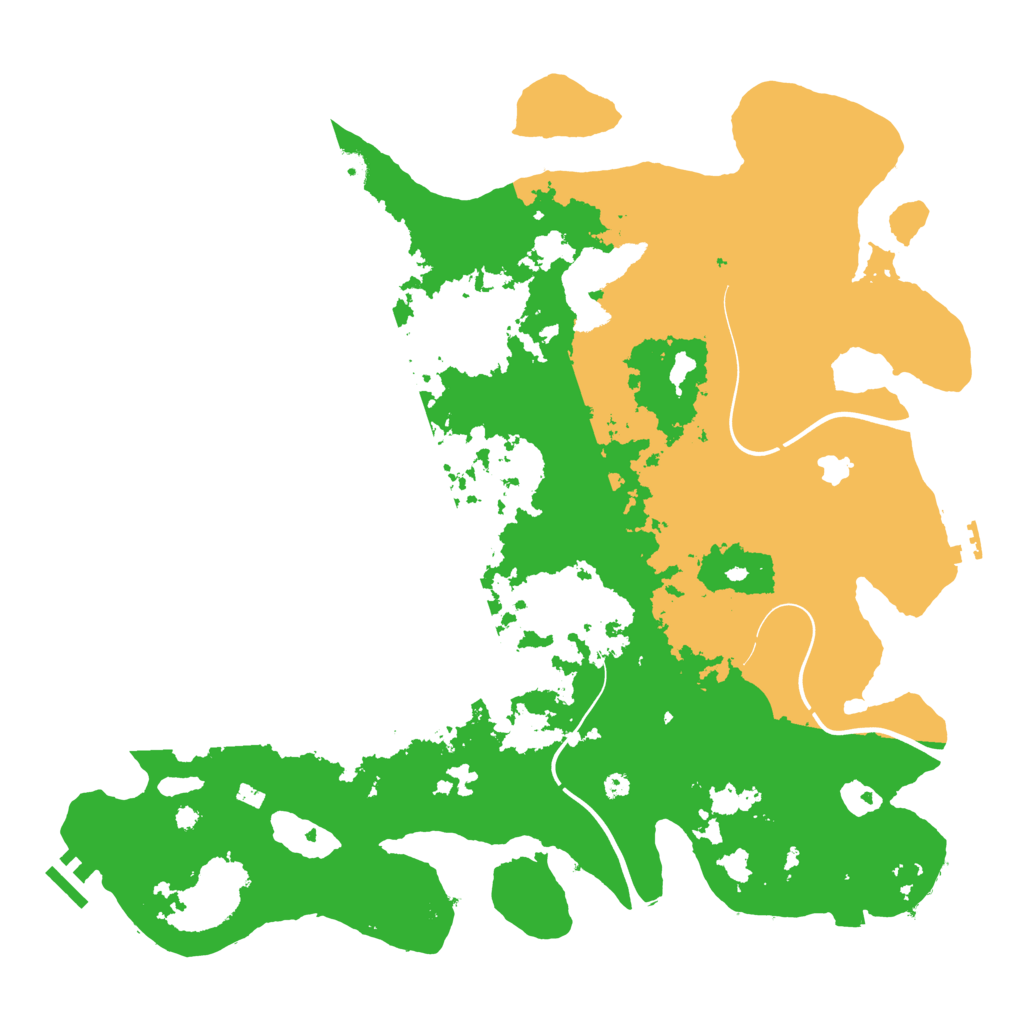 Biome Rust Map: Procedural Map, Size: 4050, Seed: 3877622