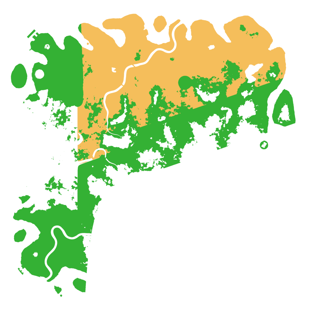 Biome Rust Map: Procedural Map, Size: 6000, Seed: 123629480