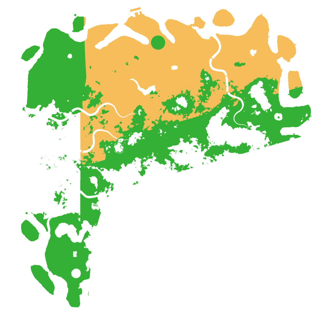 Biome Rust Map: Procedural Map, Size: 6000, Seed: 974290722