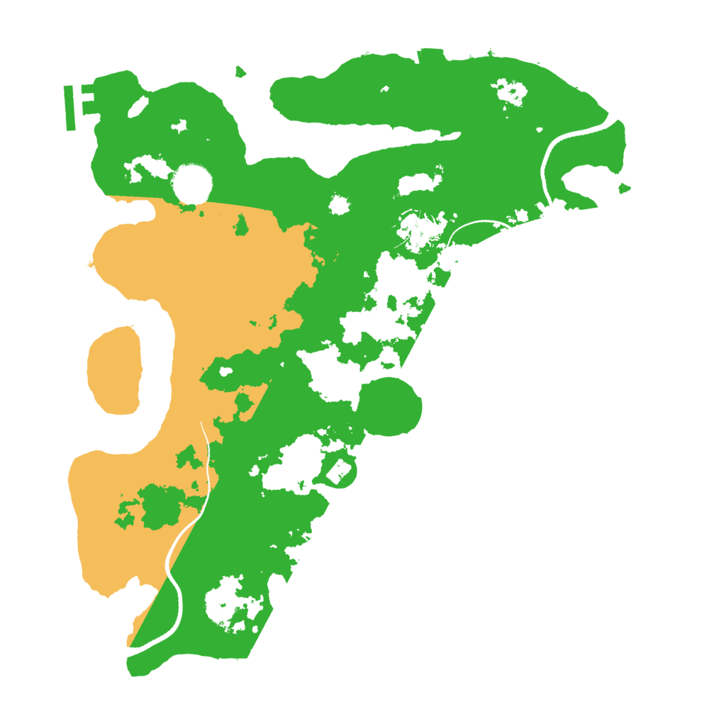 Biome Rust Map: Procedural Map, Size: 3250, Seed: 1096222360