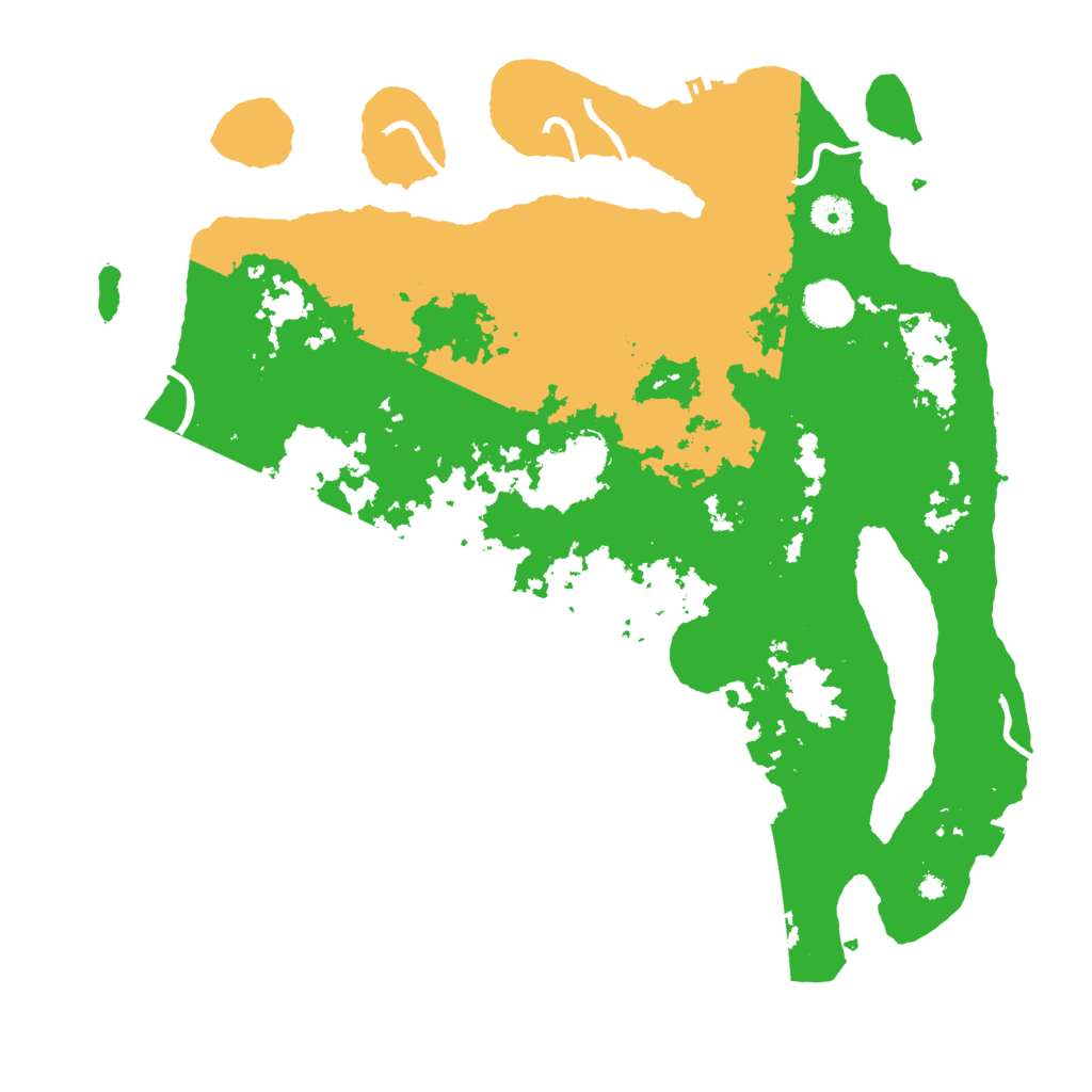 Biome Rust Map: Procedural Map, Size: 4000, Seed: 461267118