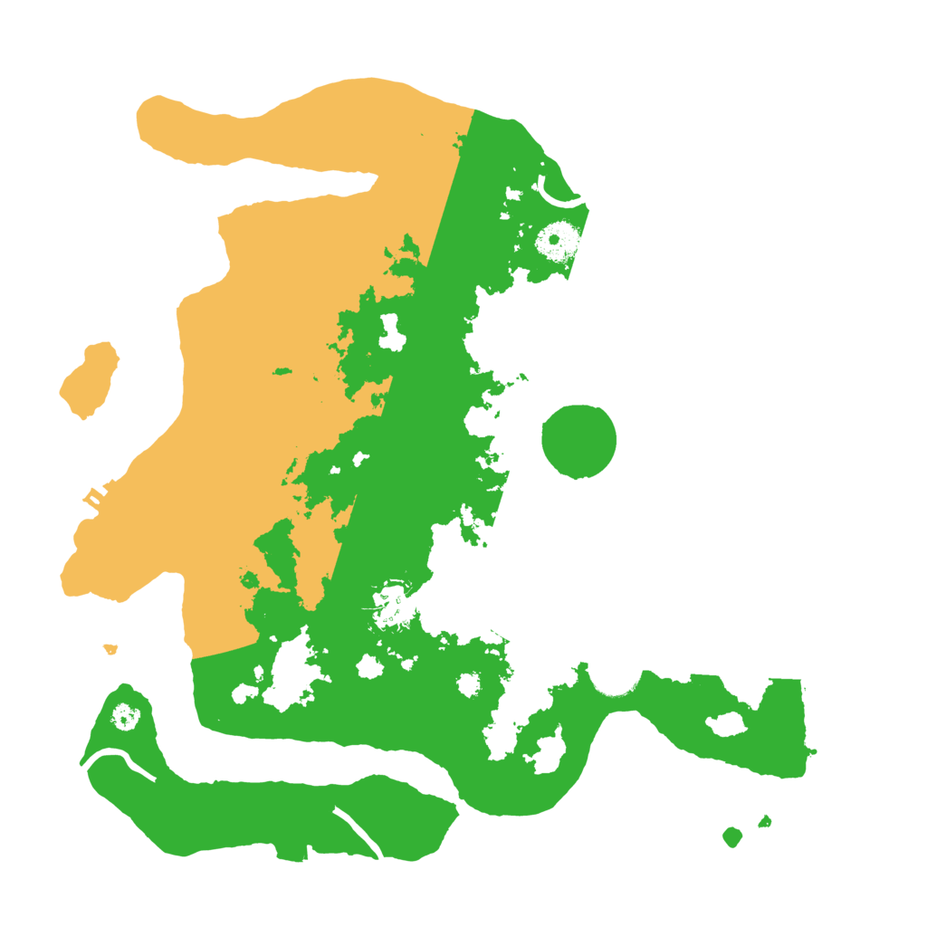 Biome Rust Map: Procedural Map, Size: 3500, Seed: 1111470610