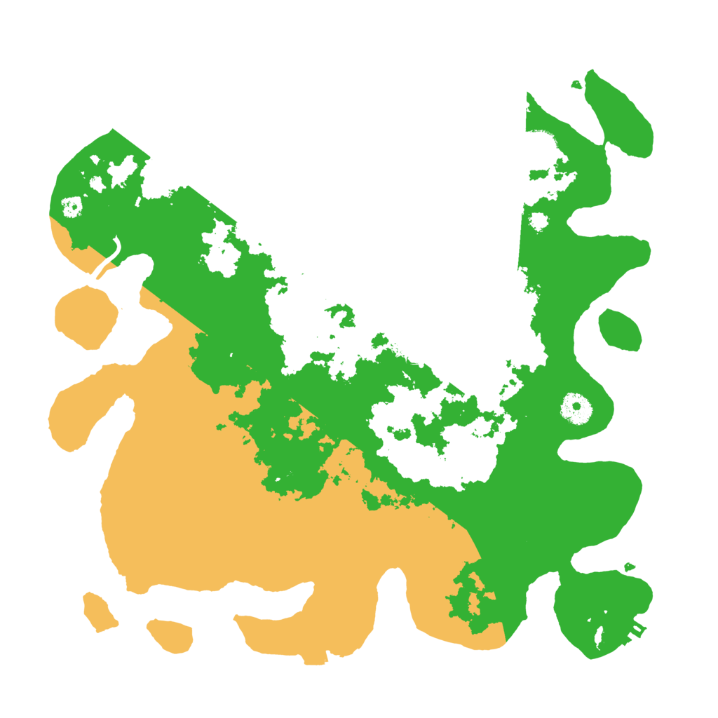 Biome Rust Map: Procedural Map, Size: 3500, Seed: 510392697