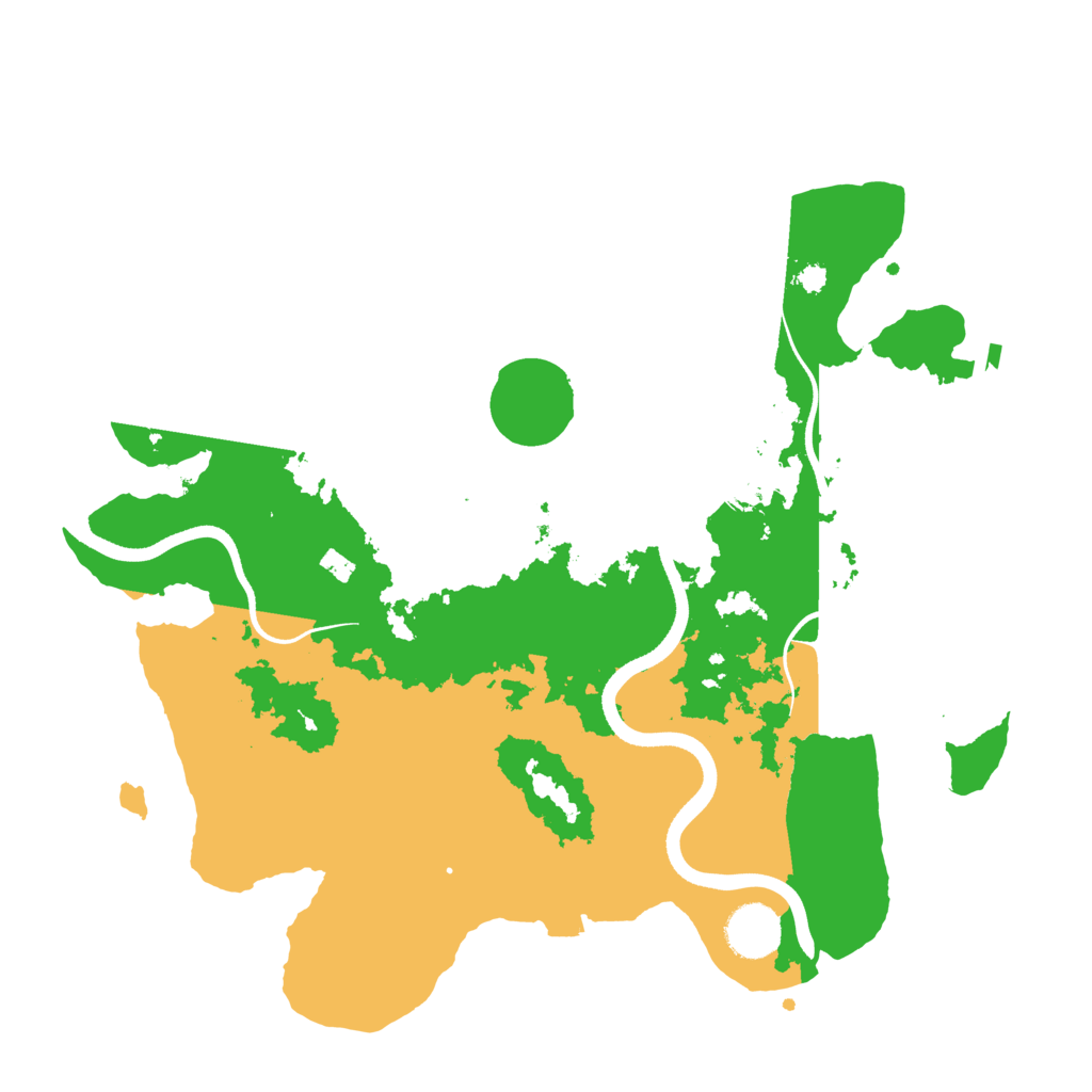 Biome Rust Map: Procedural Map, Size: 3500, Seed: 1853900912