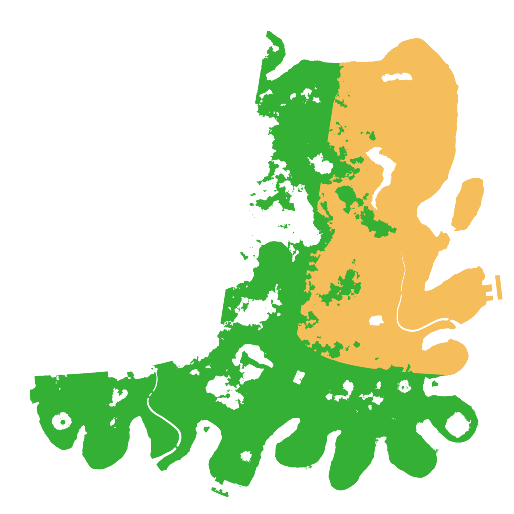 Biome Rust Map: Procedural Map, Size: 4250, Seed: 1198882707