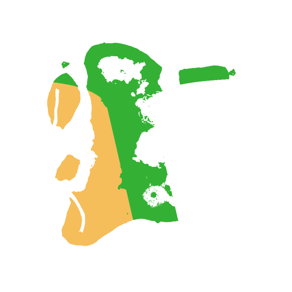 Biome Rust Map: Procedural Map, Size: 2000, Seed: 1919699033