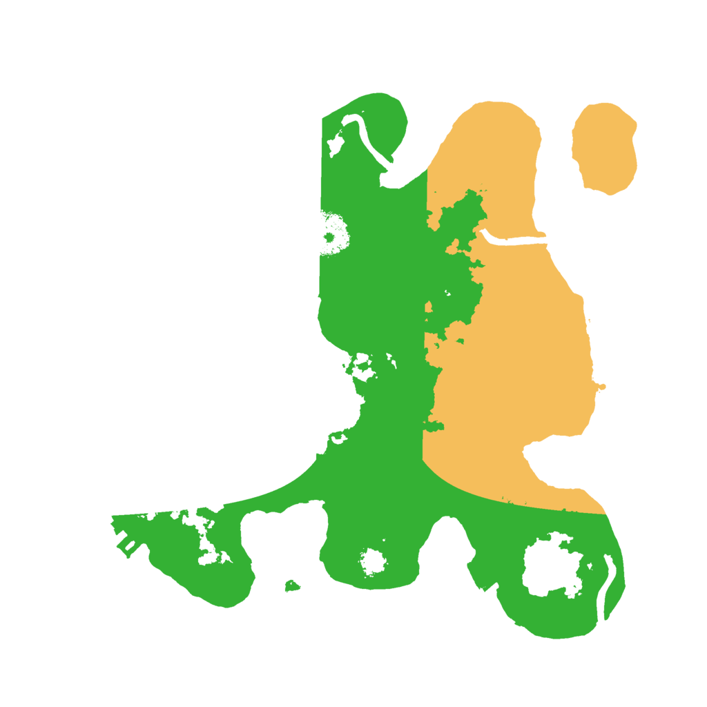 Biome Rust Map: Procedural Map, Size: 2500, Seed: 1772771386
