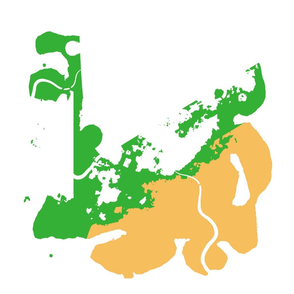 Biome Rust Map: Procedural Map, Size: 3500, Seed: 1794947011