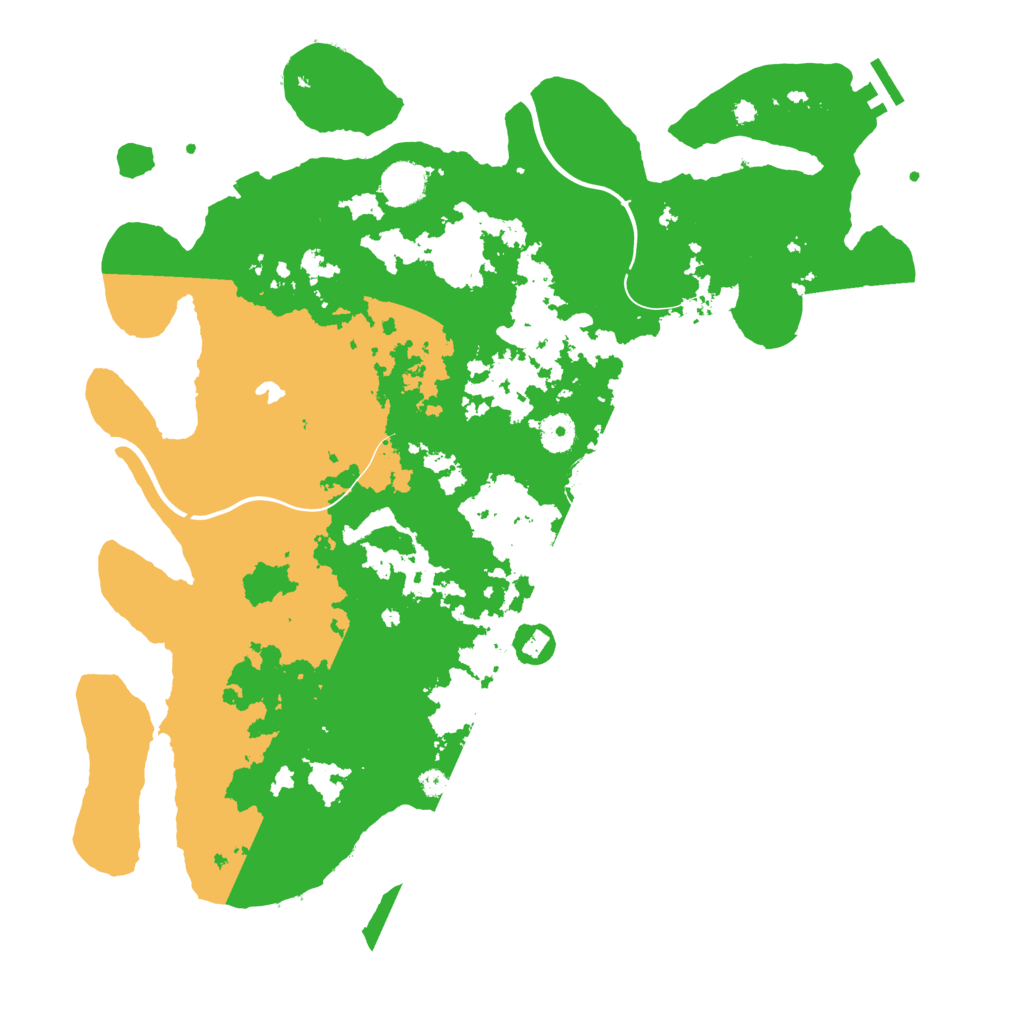 Biome Rust Map: Procedural Map, Size: 4096, Seed: 577724786