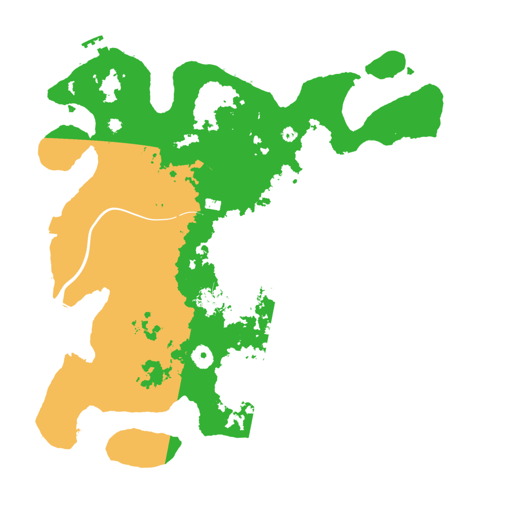 Biome Rust Map: Procedural Map, Size: 3500, Seed: 352486539