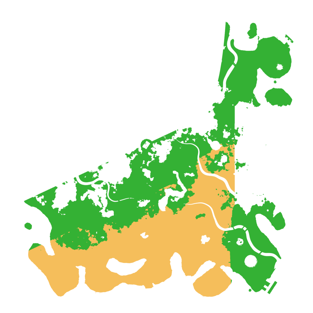 Biome Rust Map: Procedural Map, Size: 4500, Seed: 1787001