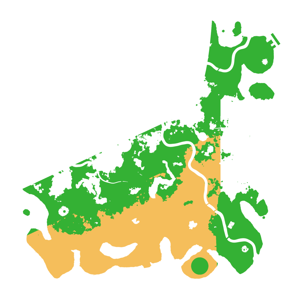 Biome Rust Map: Procedural Map, Size: 4500, Seed: 1787001