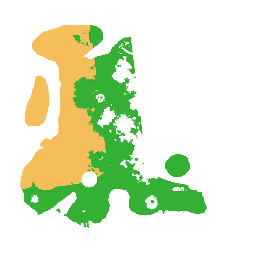 Biome Rust Map: Procedural Map, Size: 3000, Seed: 57292647