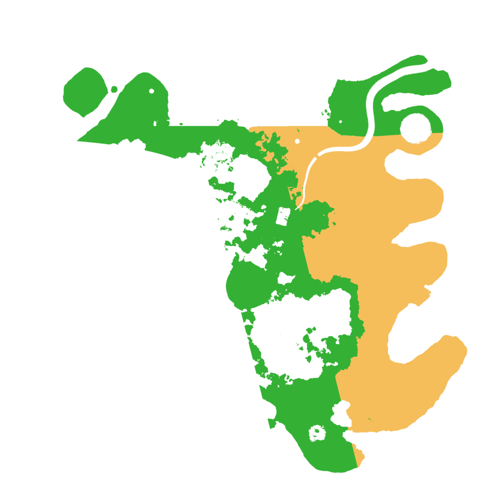 Biome Rust Map: Procedural Map, Size: 3000, Seed: 1540301776