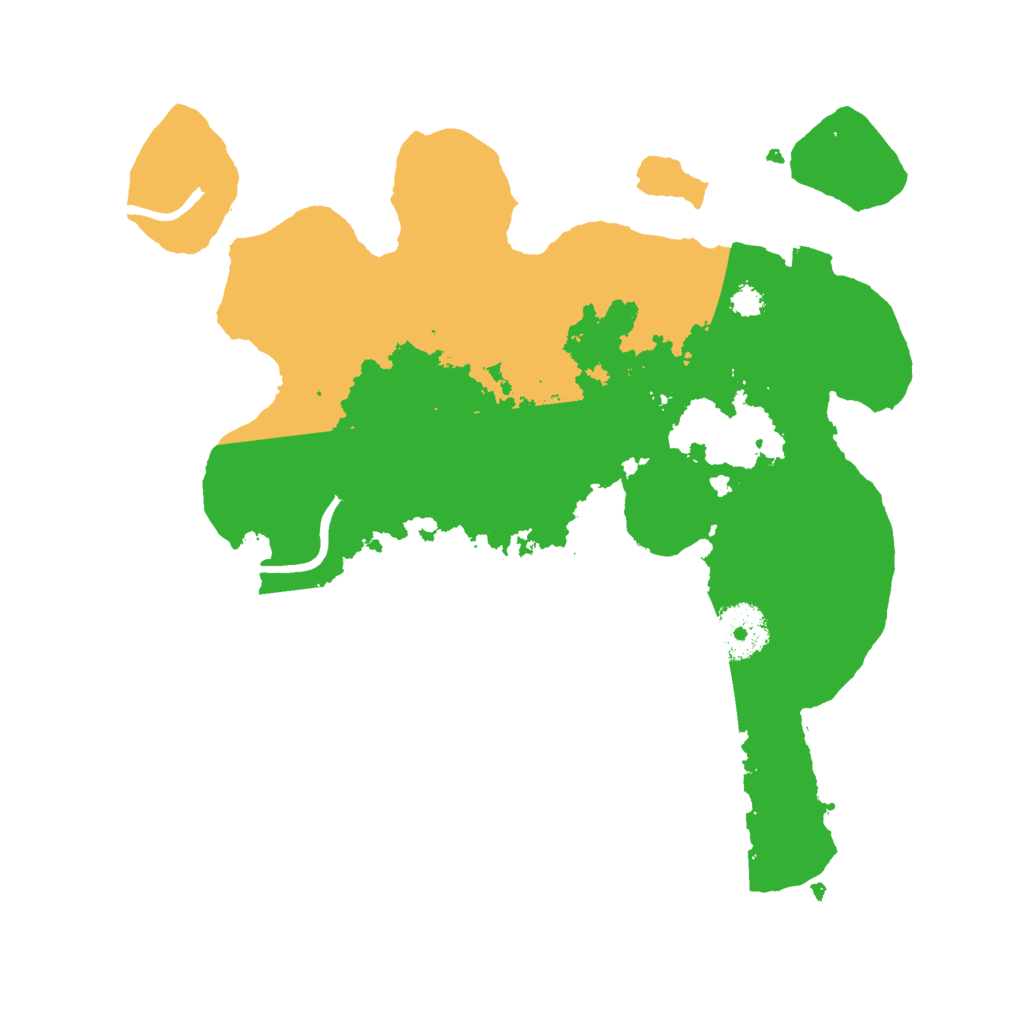 Biome Rust Map: Procedural Map, Size: 3000, Seed: 21812