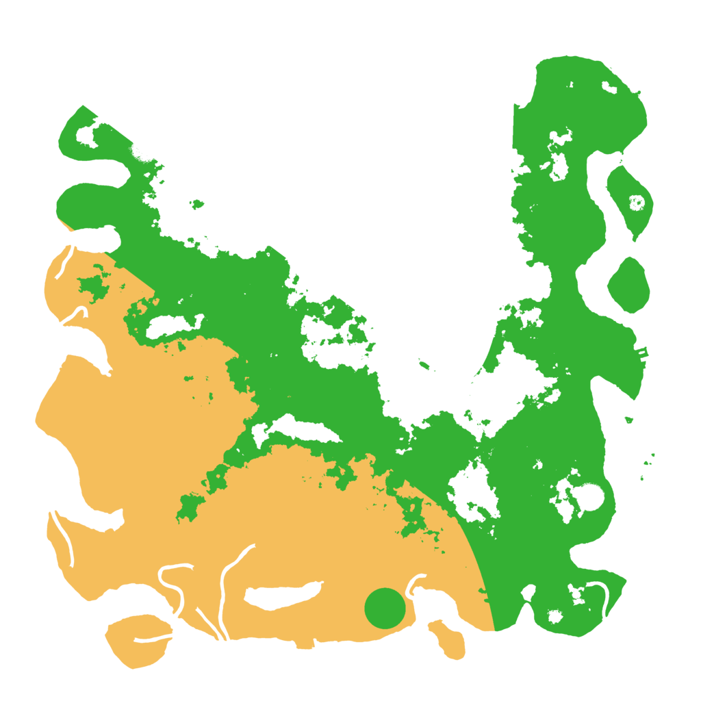 Biome Rust Map: Procedural Map, Size: 4500, Seed: 409698515