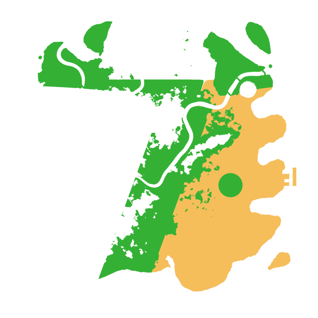 Biome Rust Map: Procedural Map, Size: 3500, Seed: 1360473741