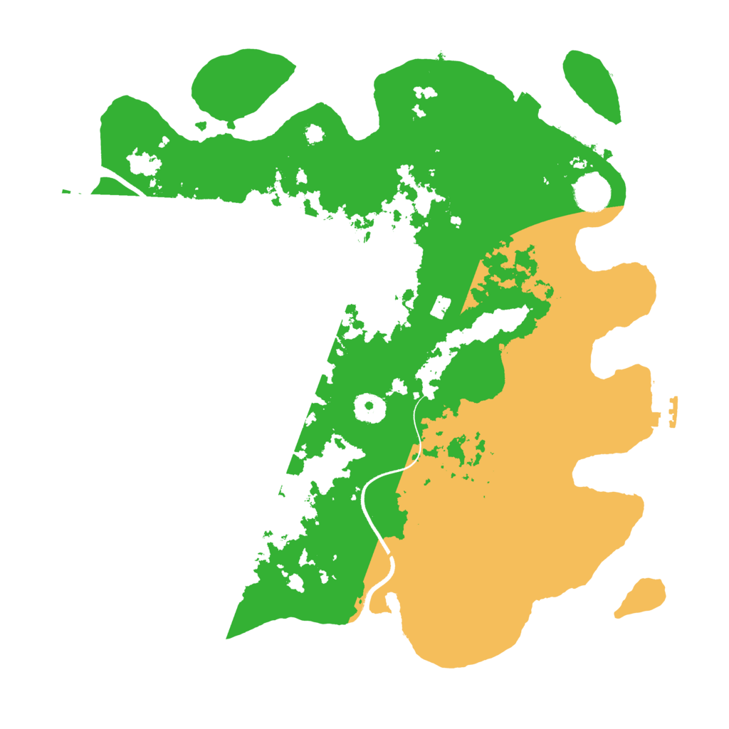 Biome Rust Map: Procedural Map, Size: 3500, Seed: 1360473741