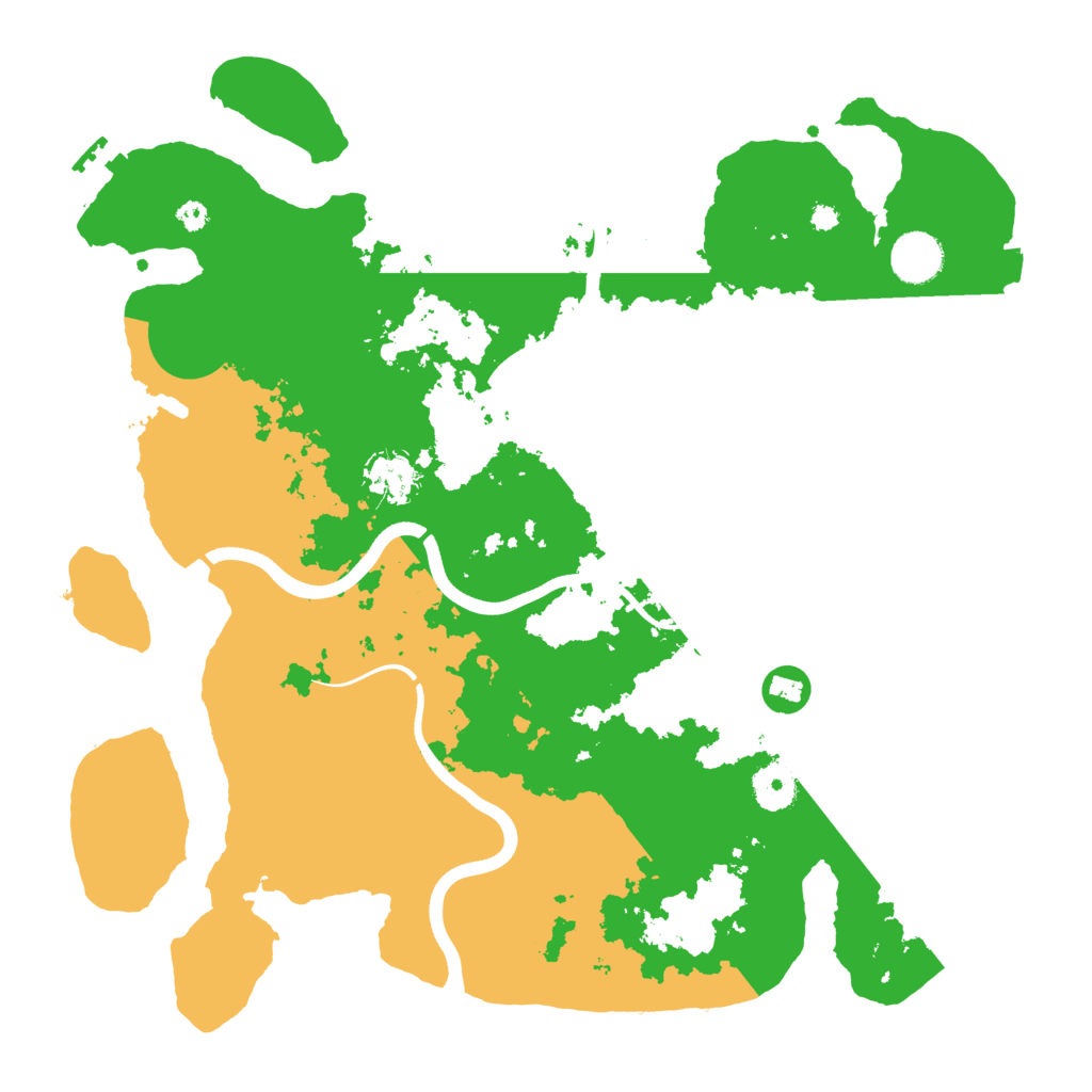 Biome Rust Map: Procedural Map, Size: 3700, Seed: 1731256283