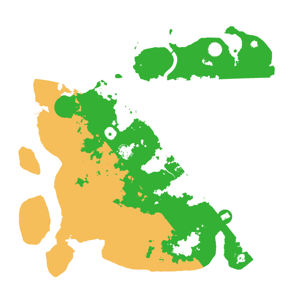 Biome Rust Map: Procedural Map, Size: 3700, Seed: 1731256283