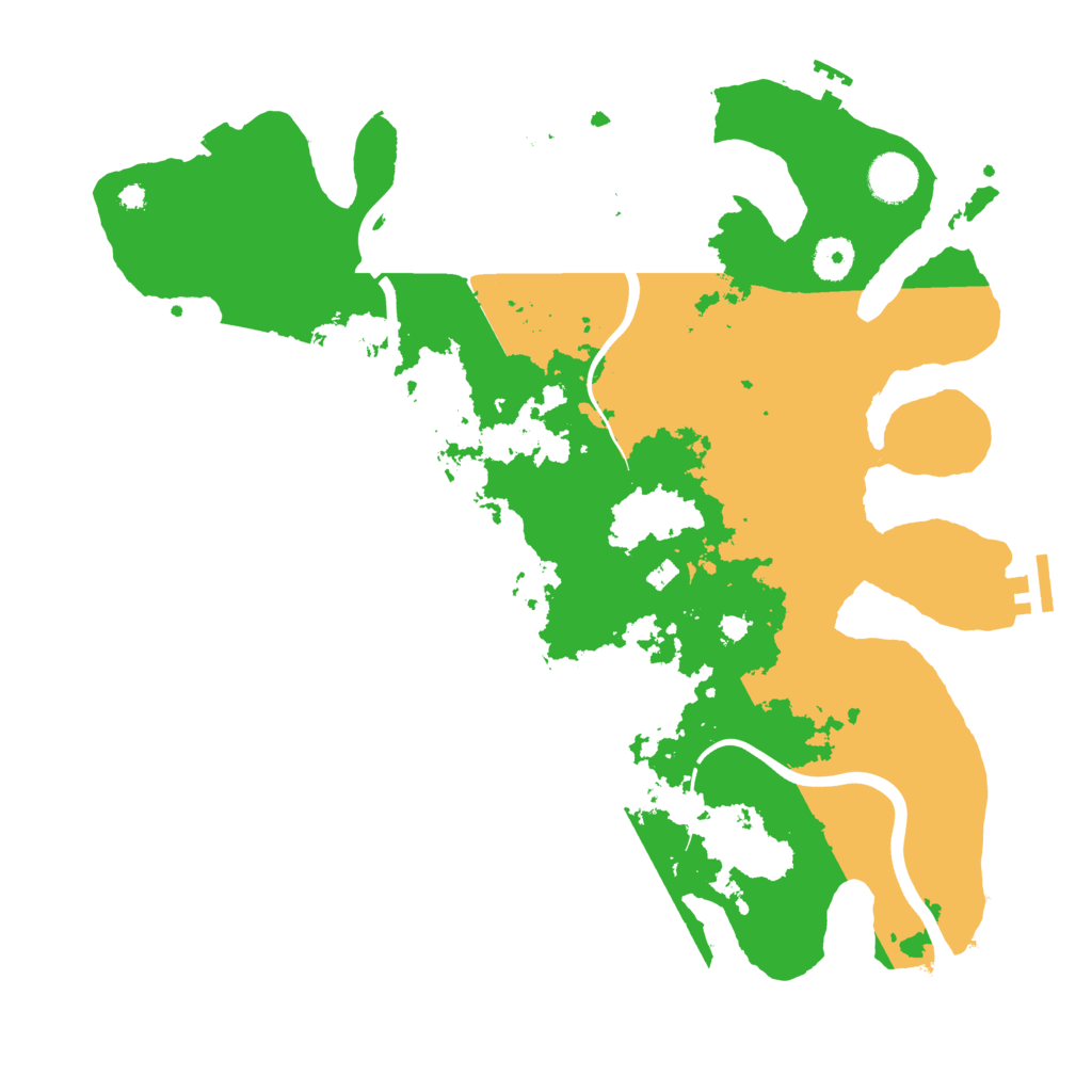 Biome Rust Map: Procedural Map, Size: 3835, Seed: 76253556