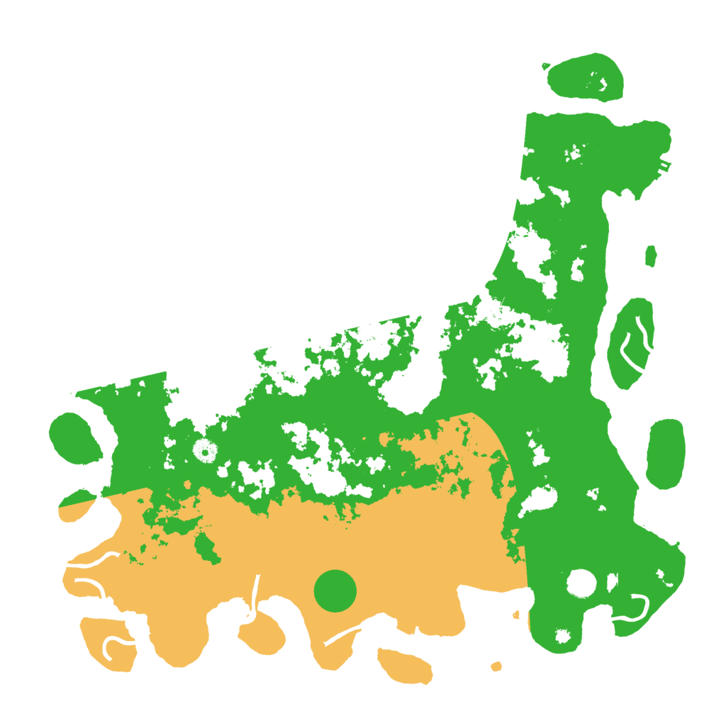 Biome Rust Map: Procedural Map, Size: 4500, Seed: 20230804