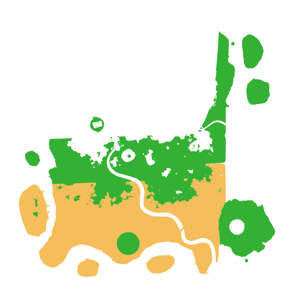 Biome Rust Map: Procedural Map, Size: 3500, Seed: 1261164383