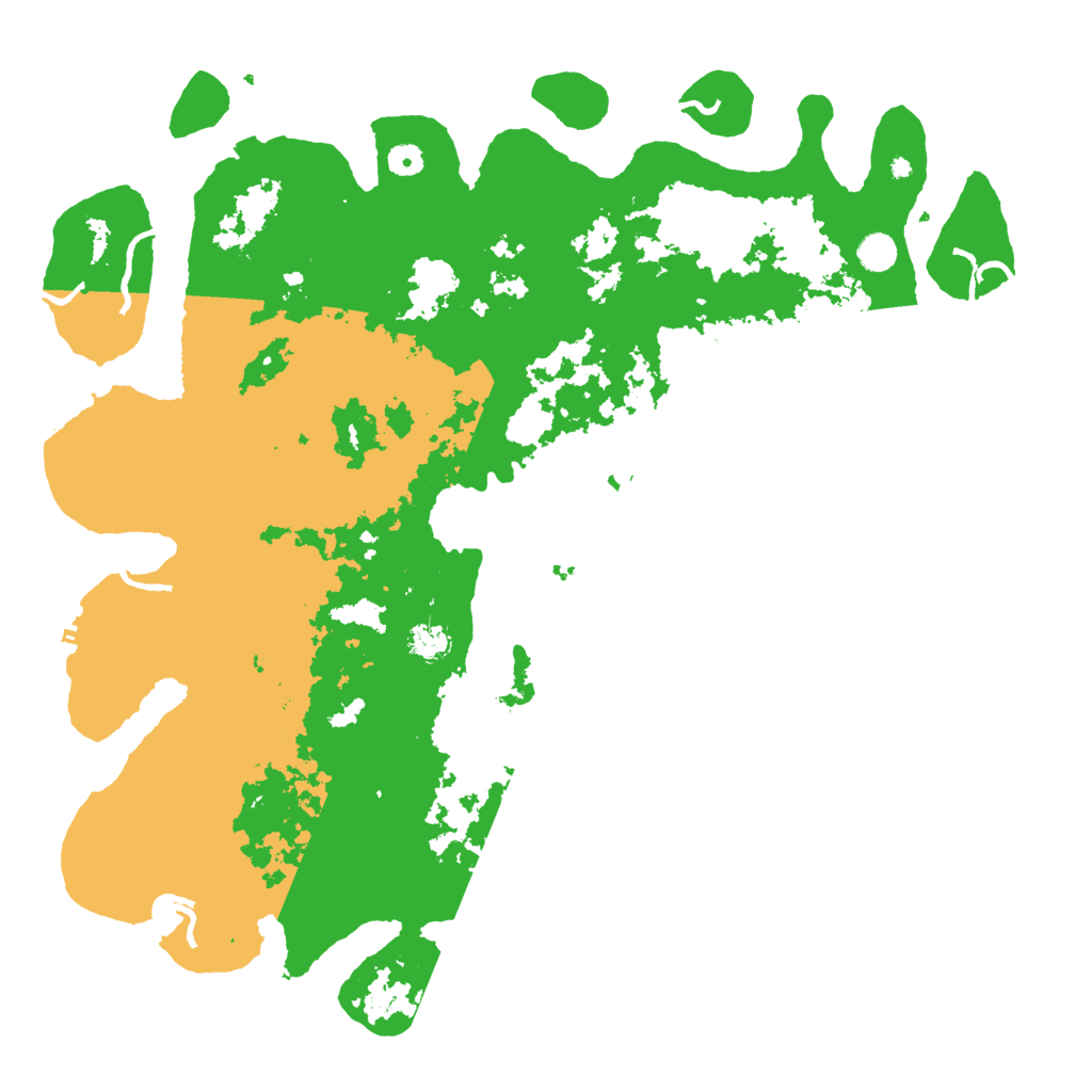 Biome Rust Map: Procedural Map, Size: 5000, Seed: 45659406