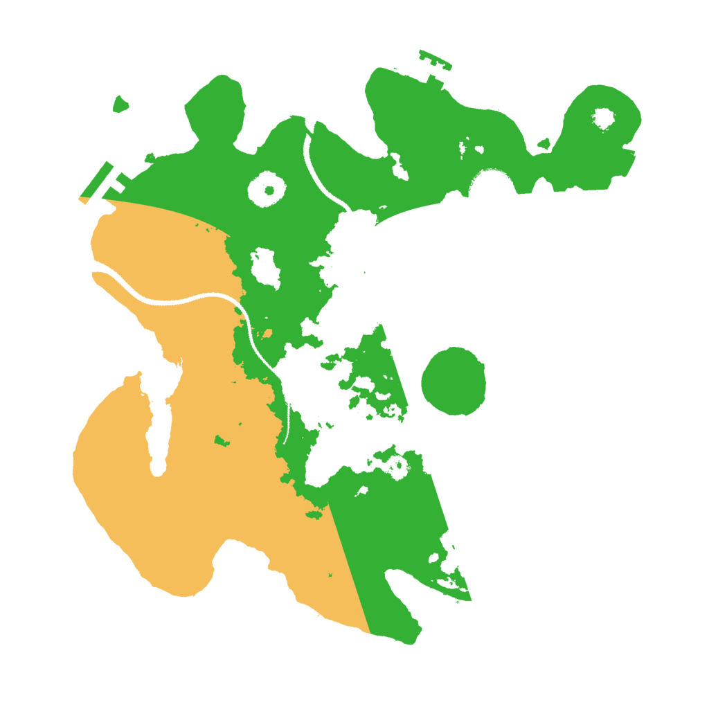 Biome Rust Map: Procedural Map, Size: 3000, Seed: 613209190