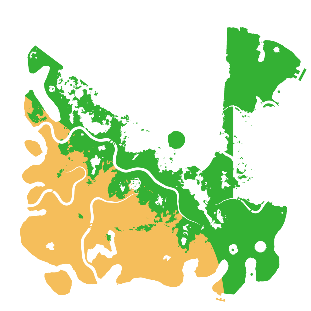 Biome Rust Map: Procedural Map, Size: 4800, Seed: 1381348195