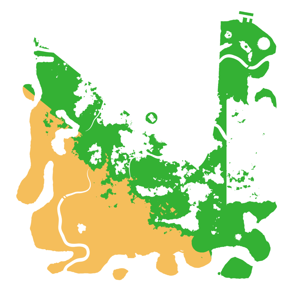 Biome Rust Map: Procedural Map, Size: 4250, Seed: 151070358