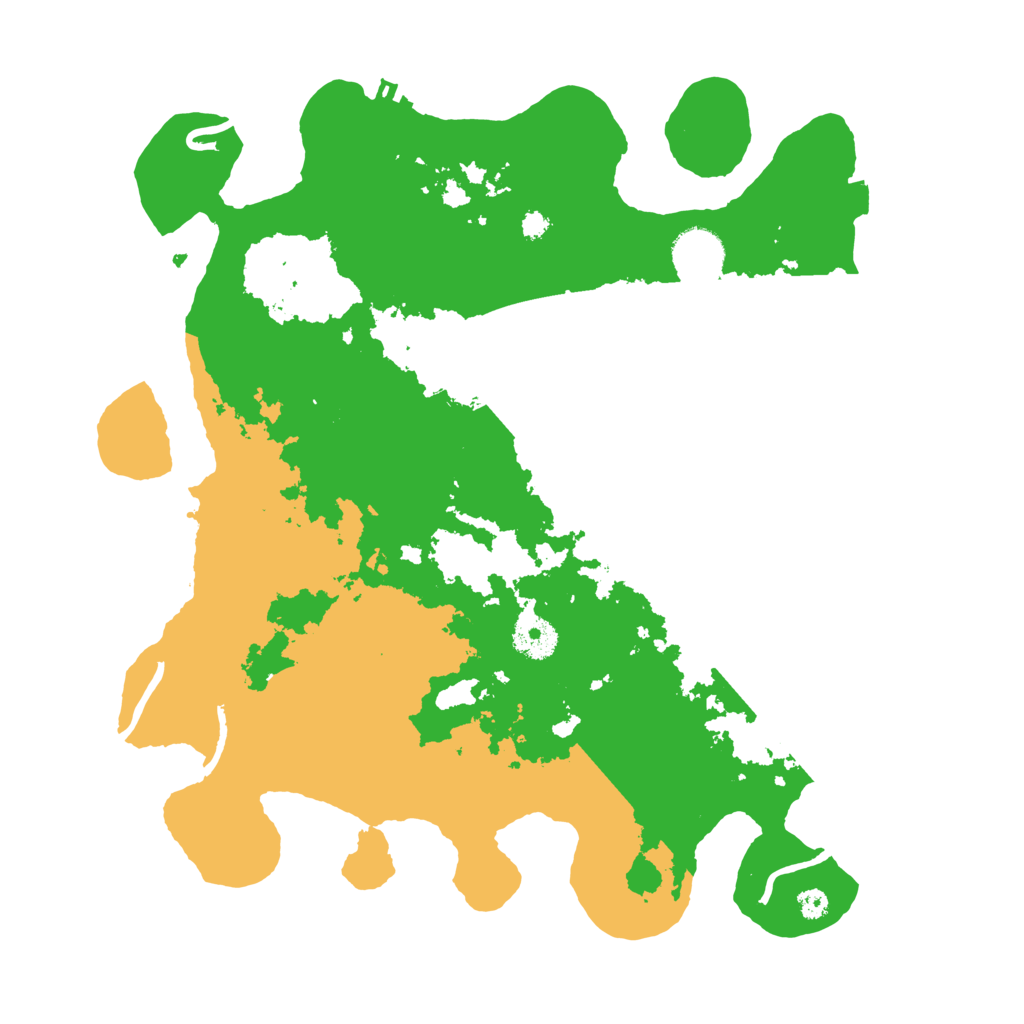 Biome Rust Map: Procedural Map, Size: 3500, Seed: 846401607