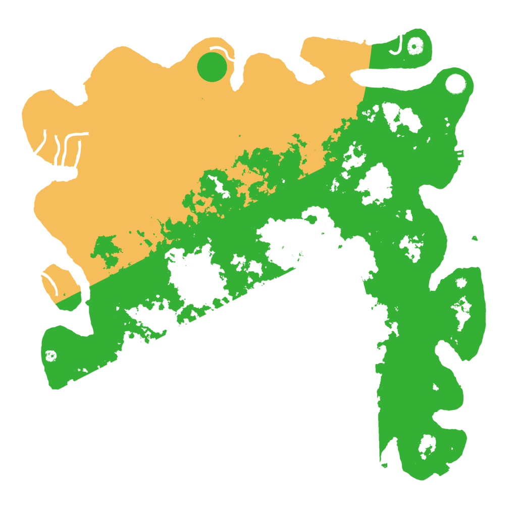 Biome Rust Map: Procedural Map, Size: 4588, Seed: 1000000