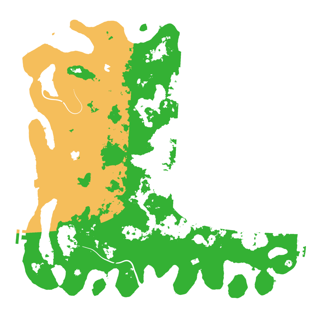 Biome Rust Map: Procedural Map, Size: 4500, Seed: 1223138394