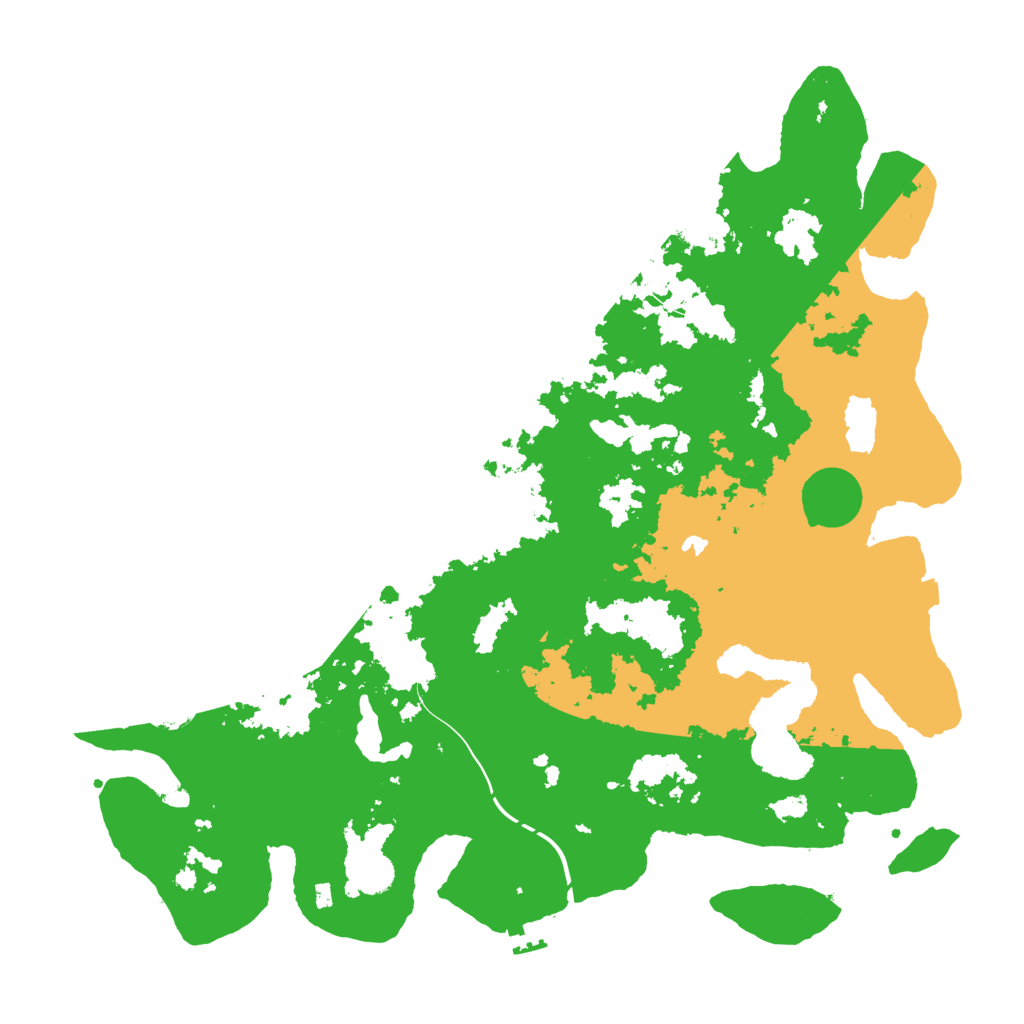 Biome Rust Map: Procedural Map, Size: 4500, Seed: 481354850