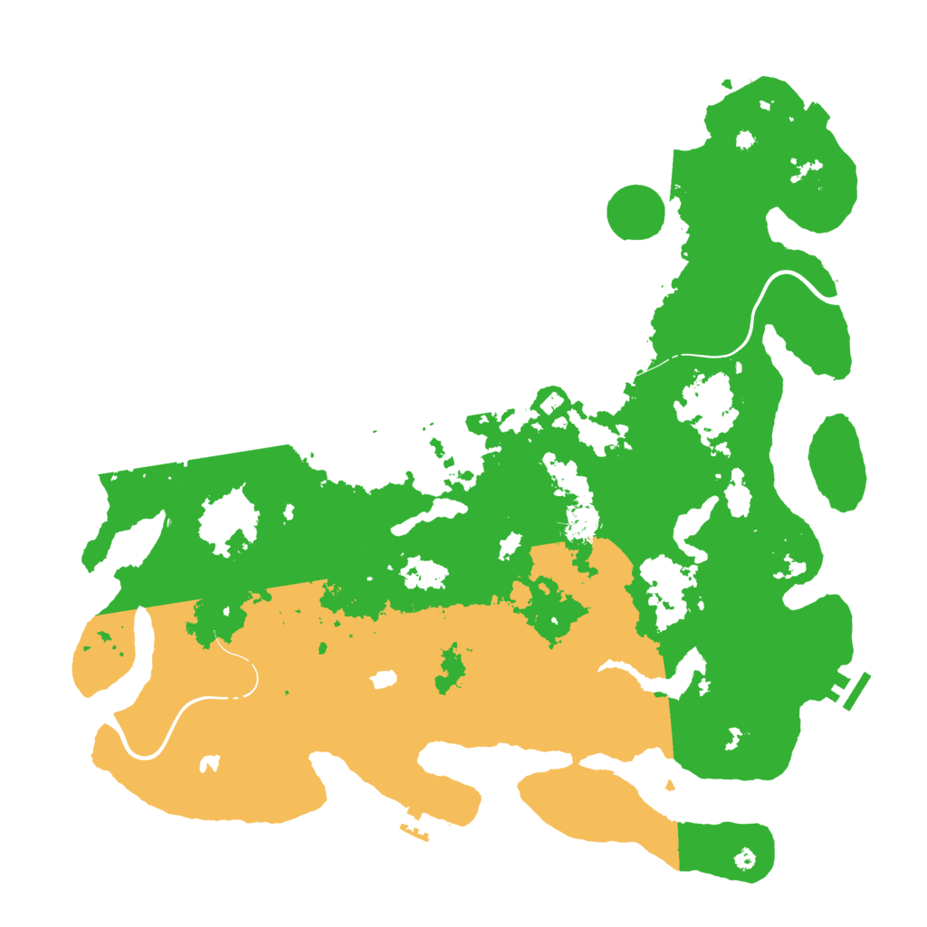 Biome Rust Map: Procedural Map, Size: 4500, Seed: 882883724