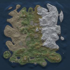 Thumbnail Rust Map: Procedural Map, Size: 4250, Seed: 1425348661, 19 Monuments