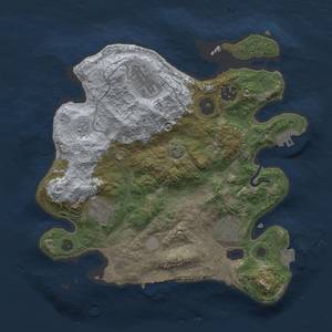 Thumbnail Rust Map: Procedural Map, Size: 3000, Seed: 1422299306, 11 Monuments