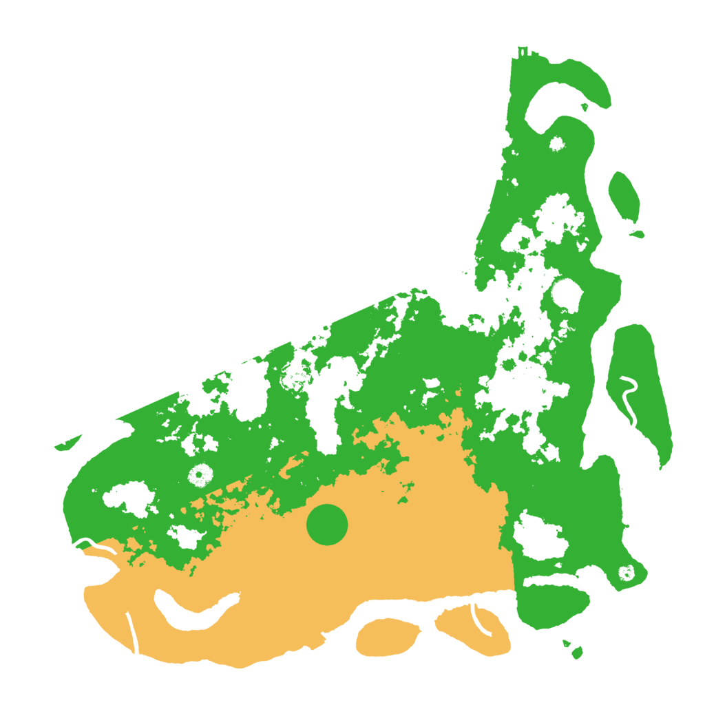 Biome Rust Map: Procedural Map, Size: 4500, Seed: 3568