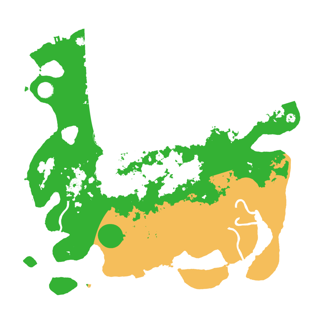 Biome Rust Map: Procedural Map, Size: 3500, Seed: 751729094