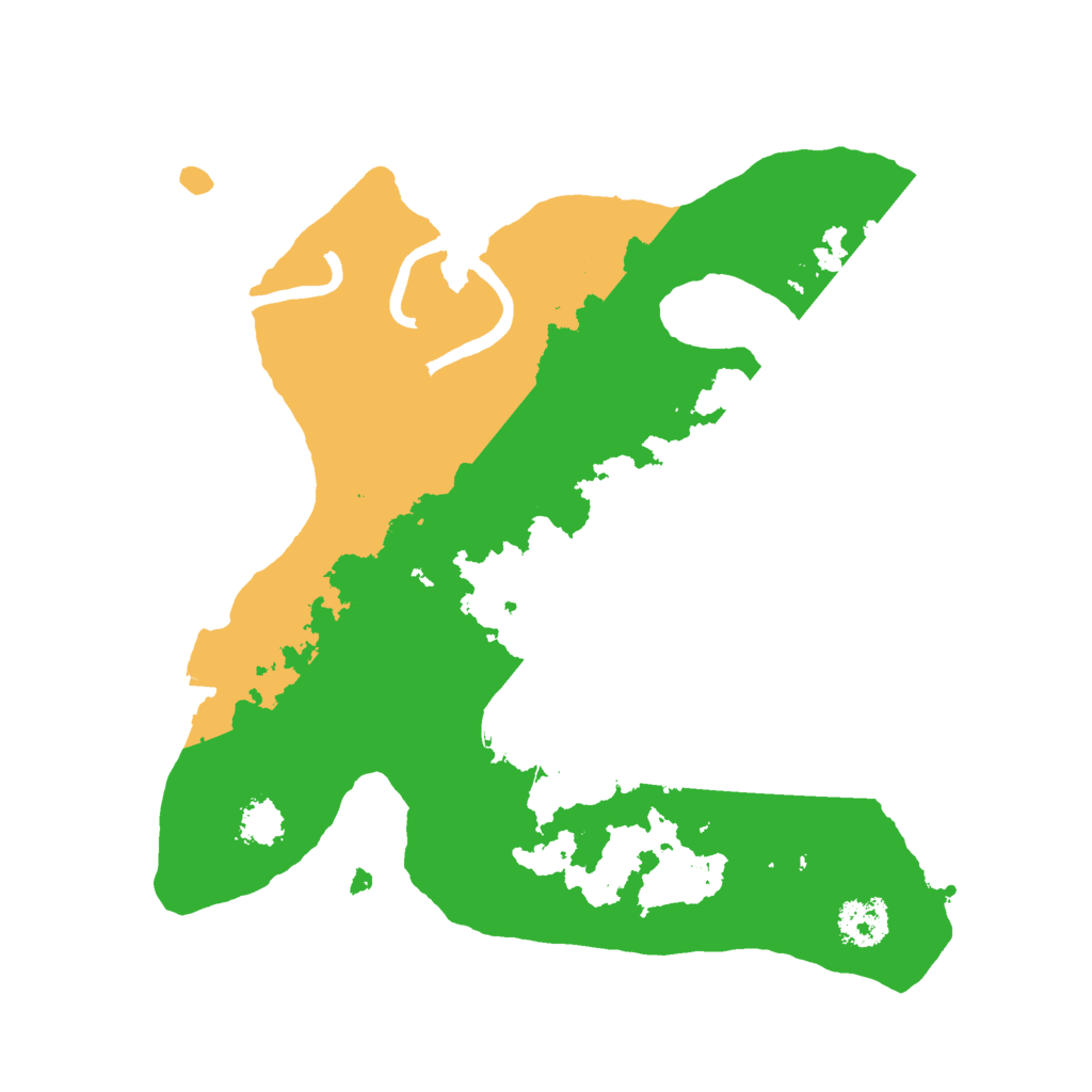 Biome Rust Map: Procedural Map, Size: 2200, Seed: 332178446
