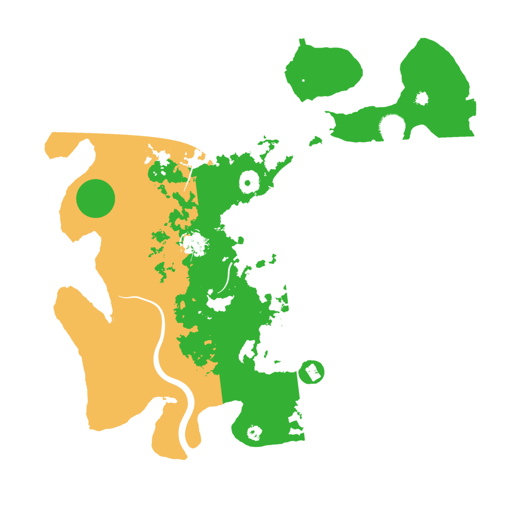 Biome Rust Map: Procedural Map, Size: 3500, Seed: 5813