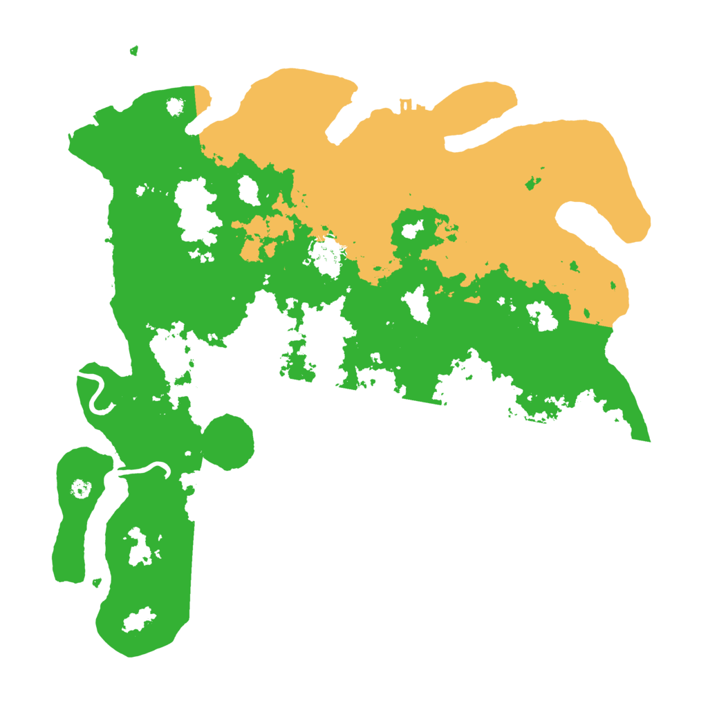 Biome Rust Map: Procedural Map, Size: 3700, Seed: 1466576127