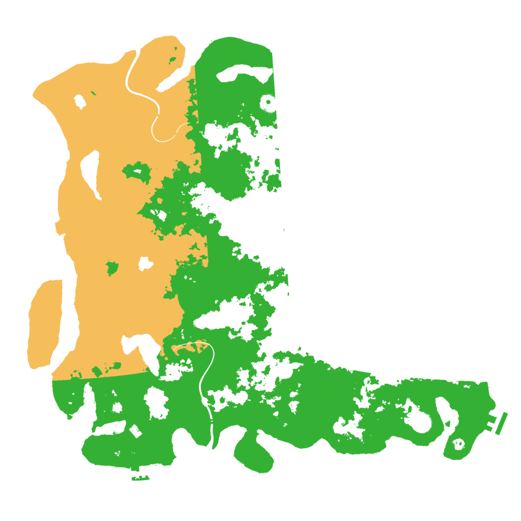 Biome Rust Map: Procedural Map, Size: 4500, Seed: 1828705103