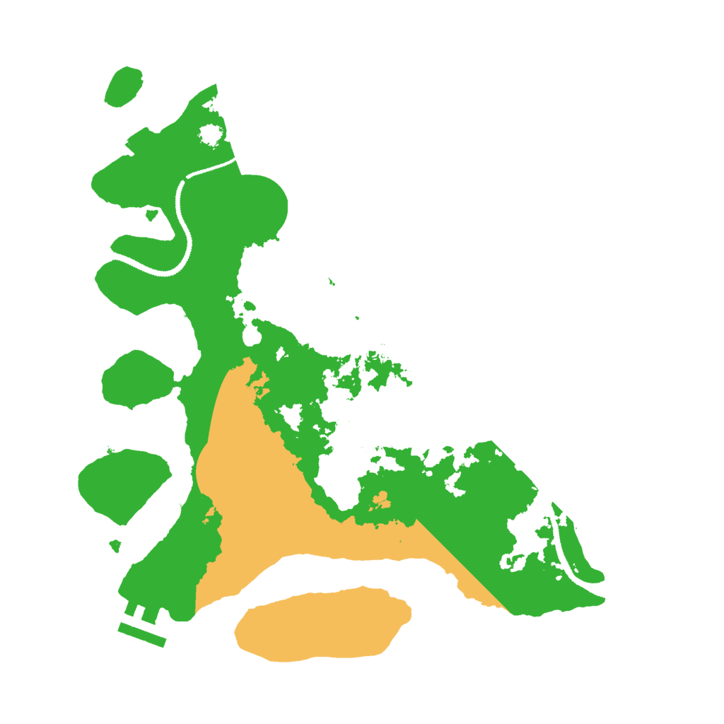 Biome Rust Map: Procedural Map, Size: 3000, Seed: 9895