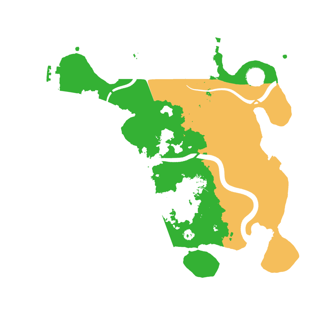 Biome Rust Map: Procedural Map, Size: 3000, Seed: 1874611