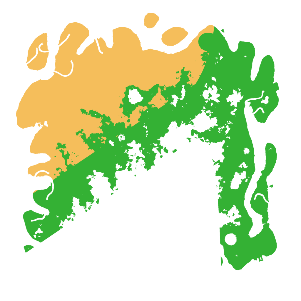 Biome Rust Map: Procedural Map, Size: 4500, Seed: 1888999