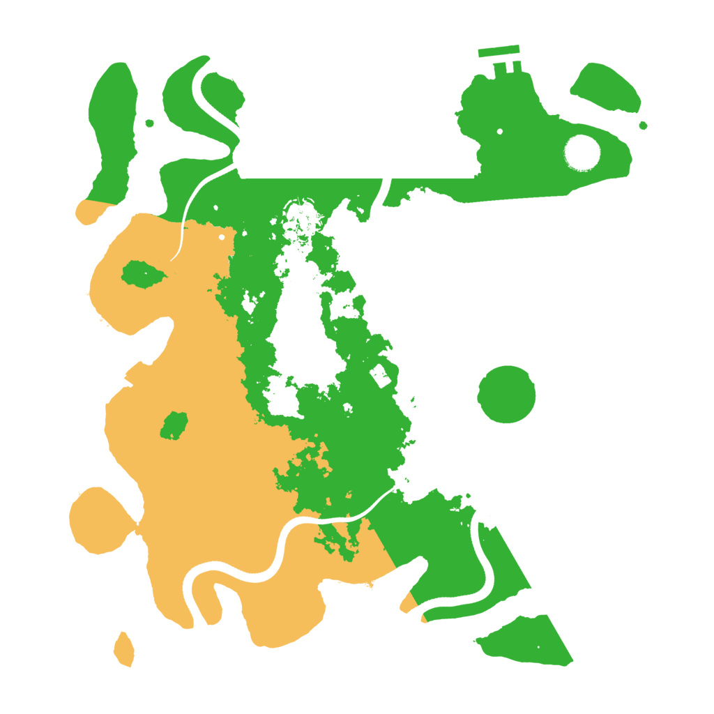 Biome Rust Map: Procedural Map, Size: 3500, Seed: 826237223