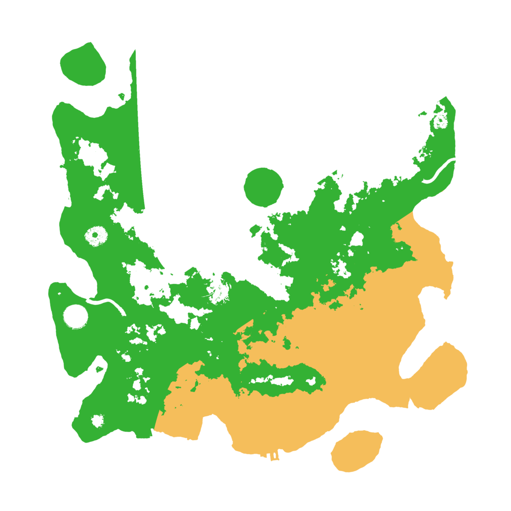 Biome Rust Map: Procedural Map, Size: 3700, Seed: 669228386