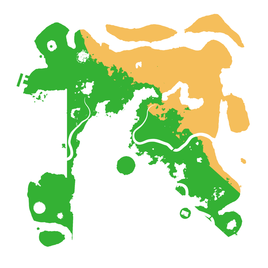 Biome Rust Map: Procedural Map, Size: 4000, Seed: 157082375